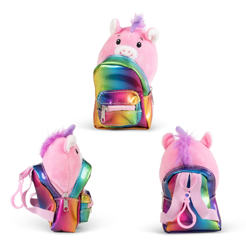 Unicorn Clip & Cuddles Clip On Plush