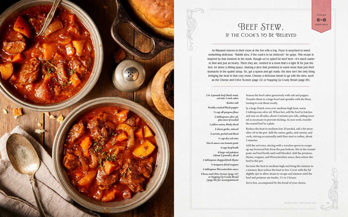 Feast Of Thorns And Roses The Unofficial Cookbook Of A Court Of Thorns And Roses