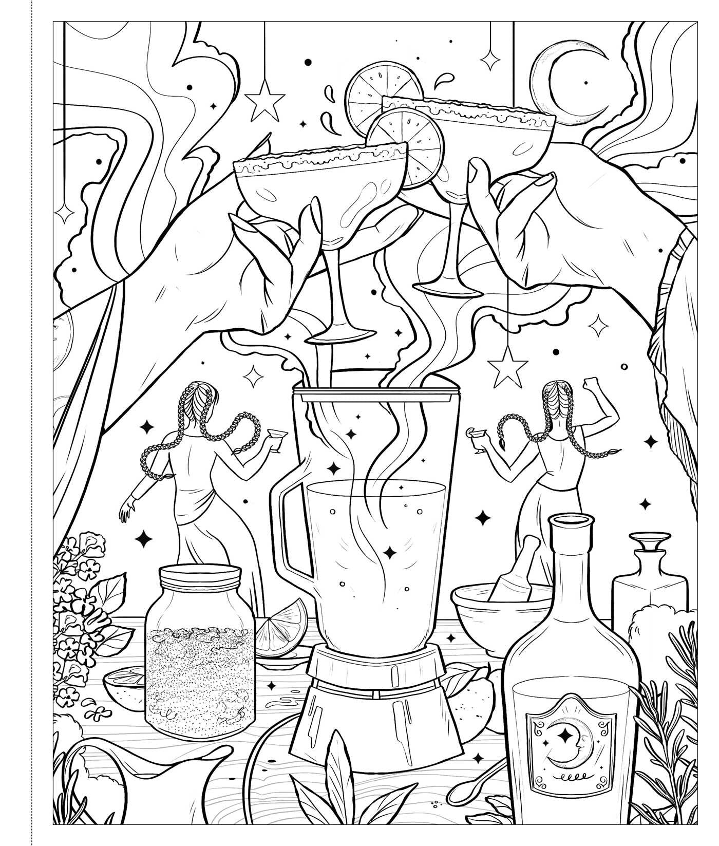 Unofficial Coloring Book Of Practical Magic