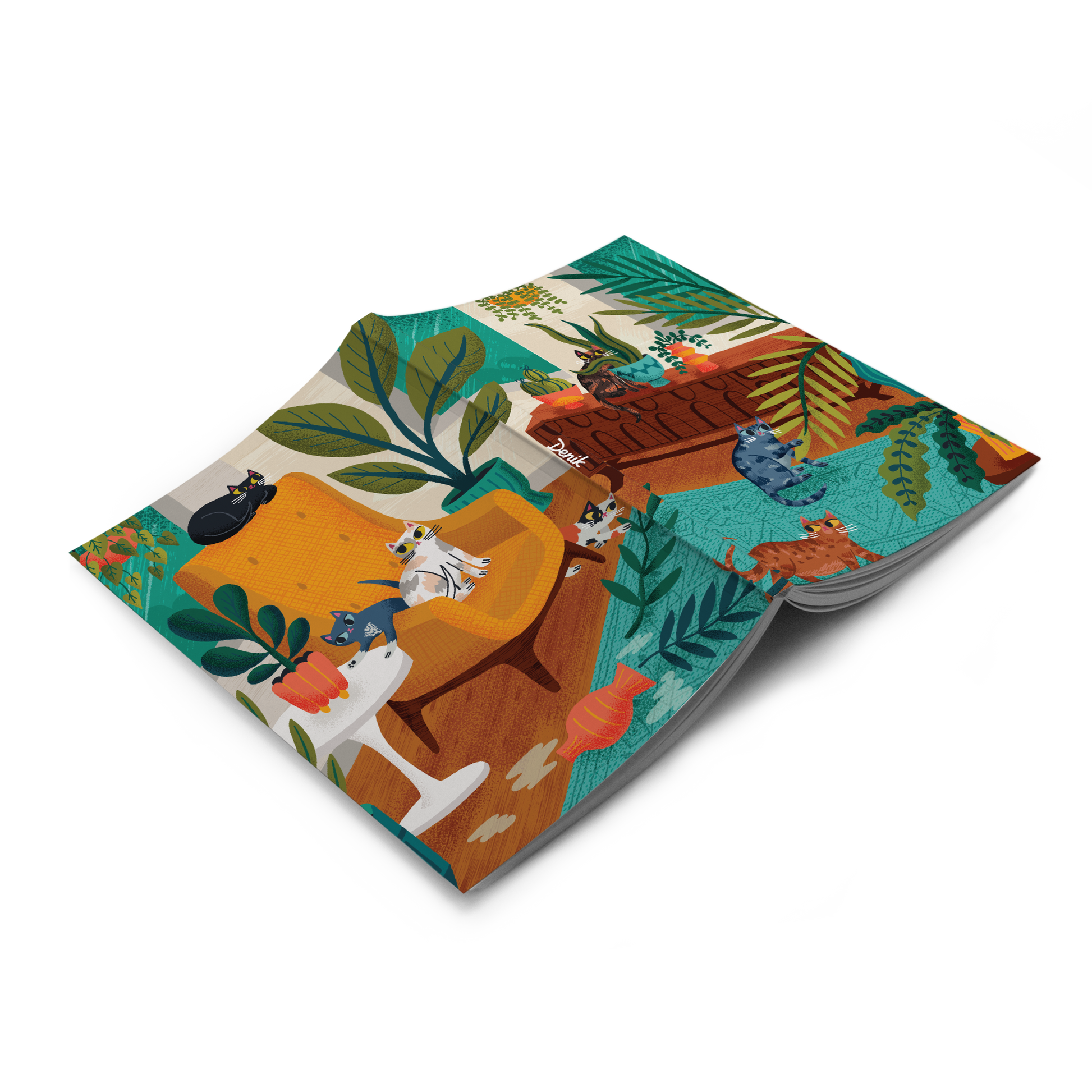 Up To No Good Cat Notebook