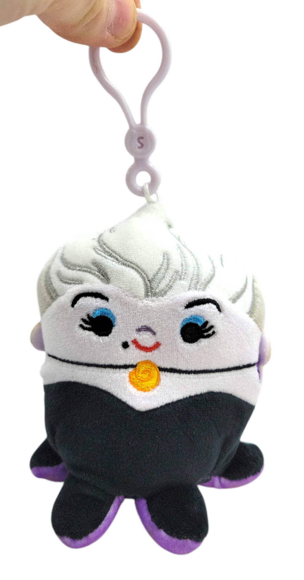 Disney Squishmallows Clip-on Plush 3.5" Ursula