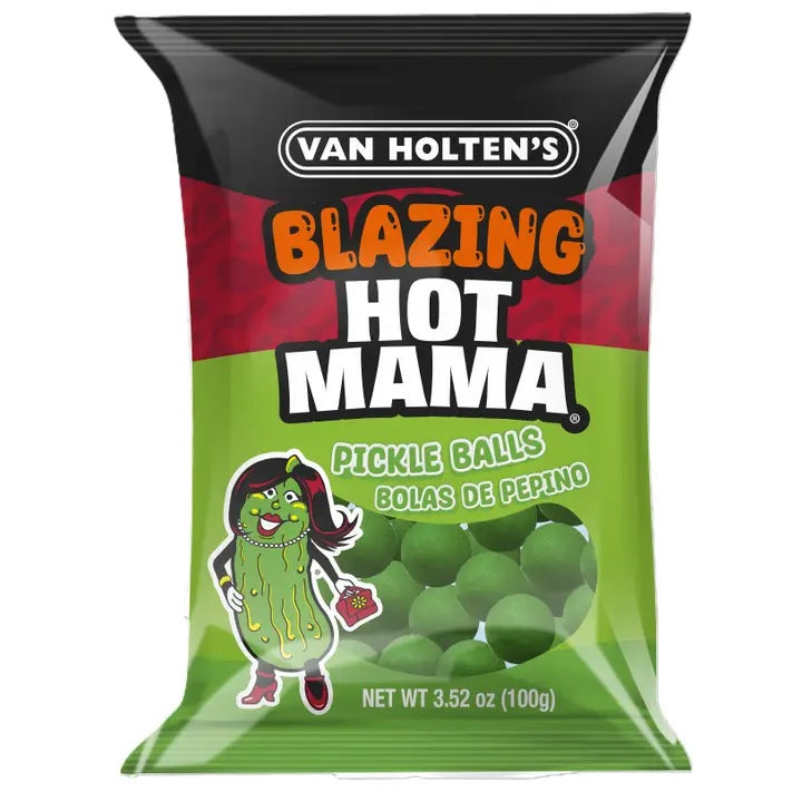 Van Holten's Blazing Hot Mama Pickle Balls 3.66 oz
