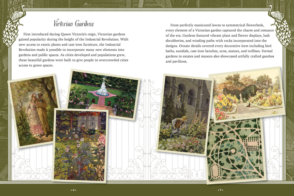 Victorian Botanicals & Enchanted Gardens Sticker, Color, And Activity Book