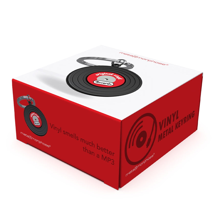 Vinyl Record Metal Keyring