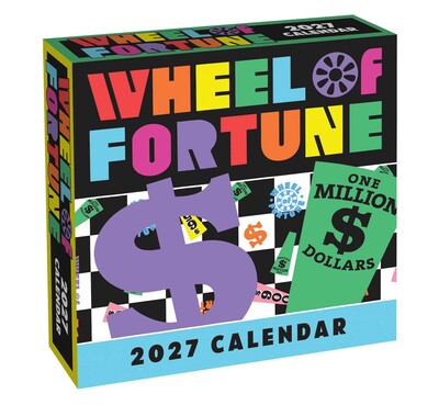 Wheel Of Fortune 2027 Desktop Calender
