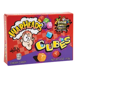 Warheads Sour Cubes Theater Box
