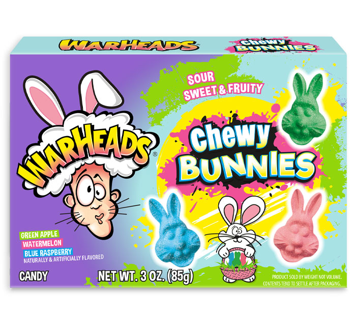 Warheads Chewy Bunnies Theater Box
