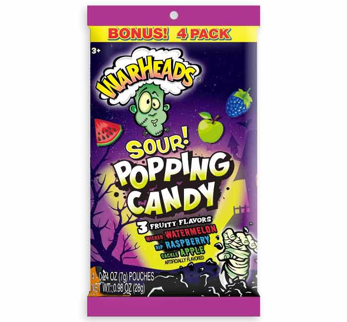 Warheads Sour Popping Candy 4 pk