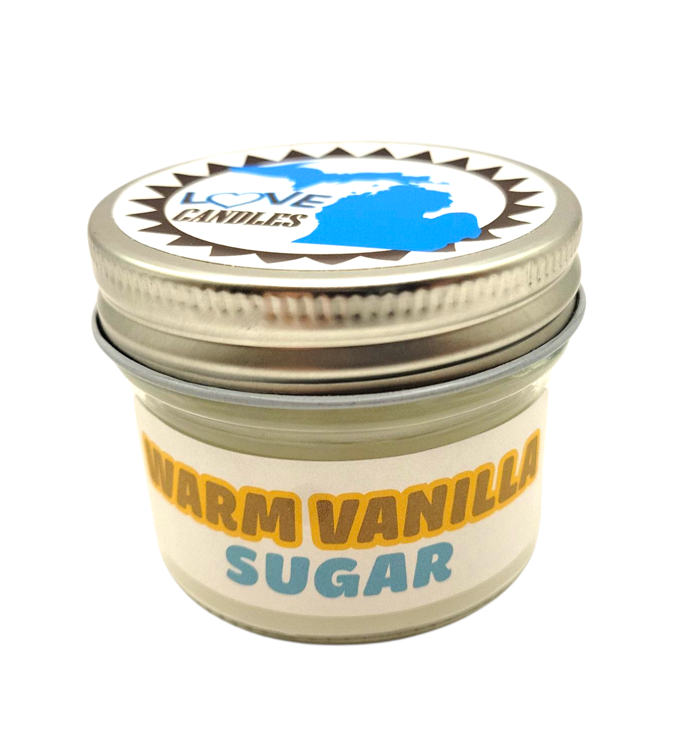 Warm Vanilla Sugar Love Michigan Candle 4 oz