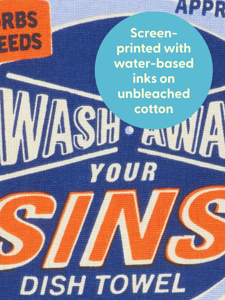 Wash Away Your Sins Dish Towel