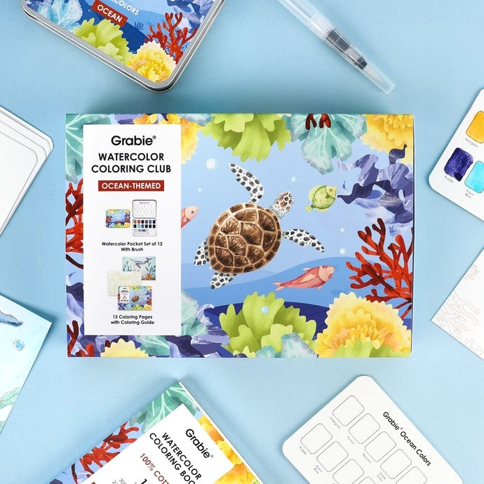 Watercolor Pocket Set Ocean