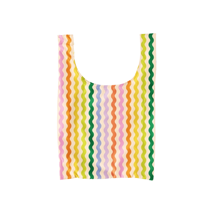 Wavy Striped Twist Bag Medium