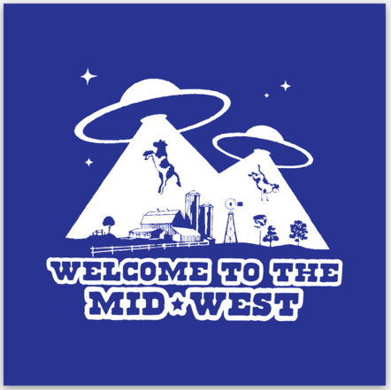 Welcome To The Midwest Vinyl Sticker