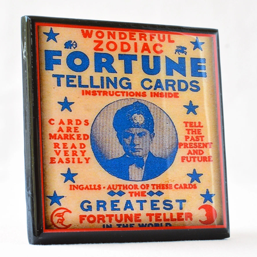 What's Your Fortune Vintage Coaster Set Of 4