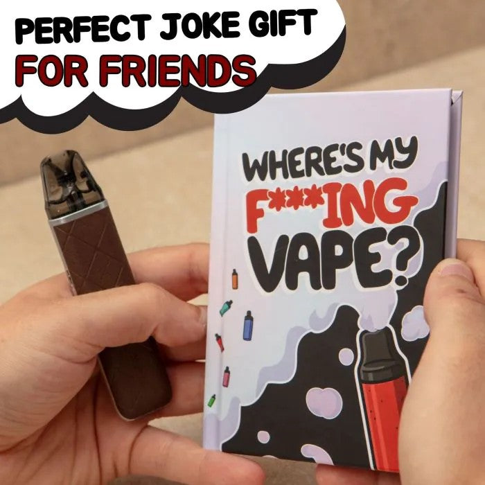 Where's My F***ing Vape? Book  www.shoptherocket.com