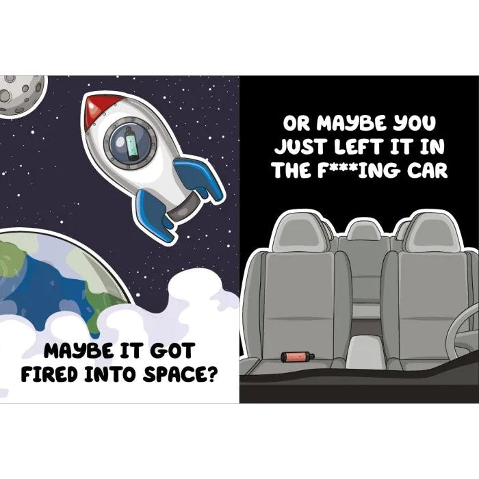 Where's My F***ing Vape? Book  www.shoptherocket.com