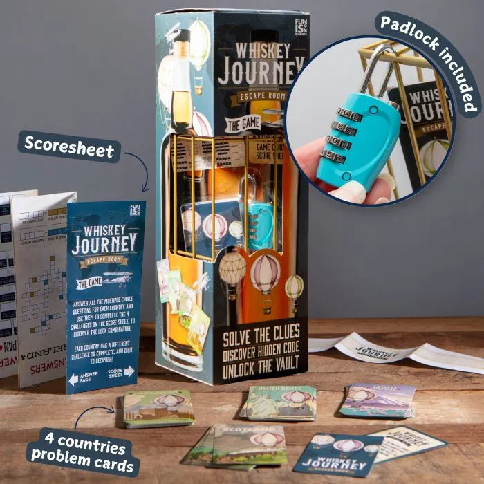 Whiskey Journey Escape Room Game