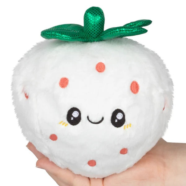 White Strawberry Plush Party Snackers 6"
