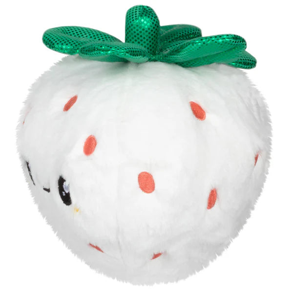 White Strawberry Plush Party Snackers 6"