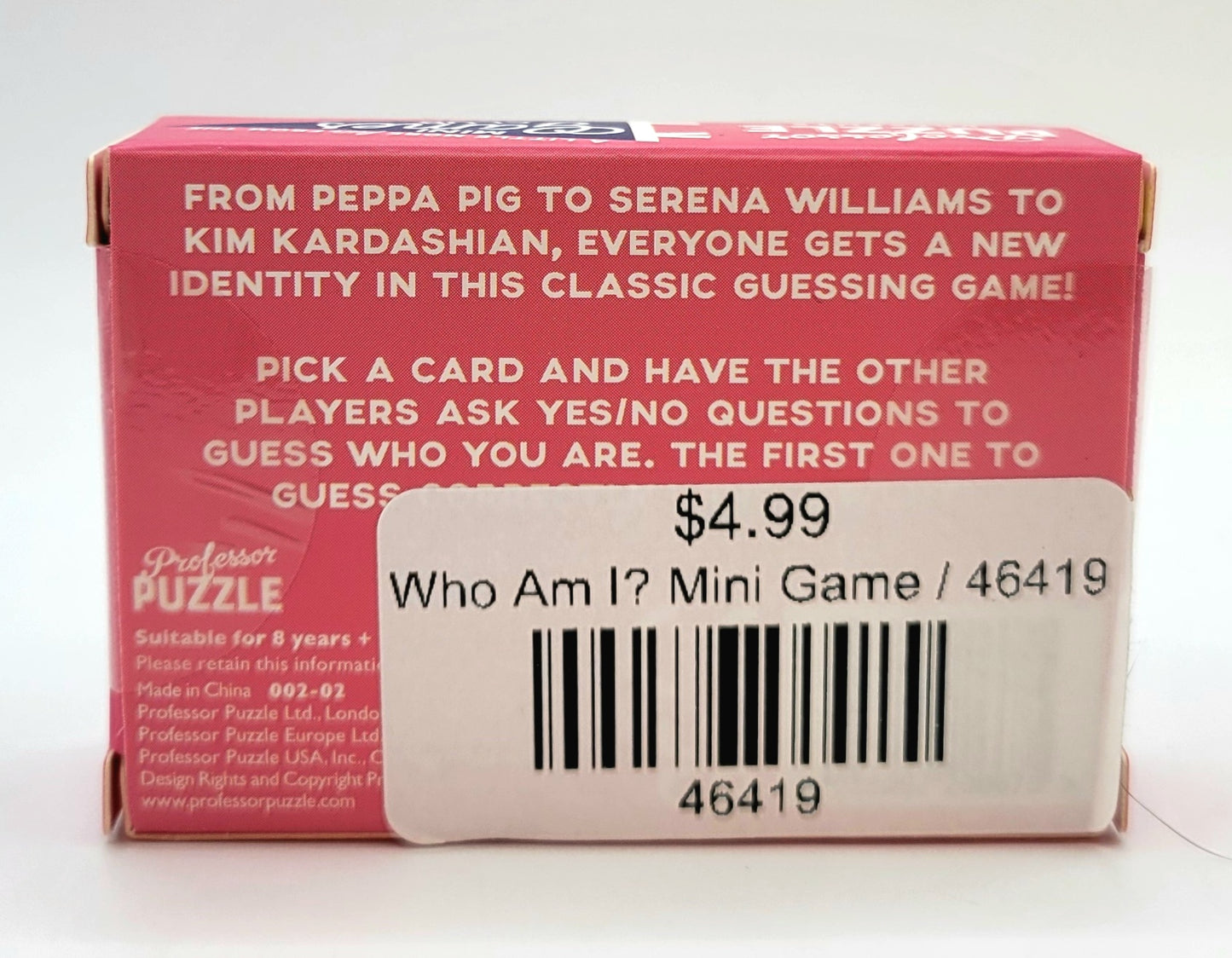 Who Am I? Mini Game