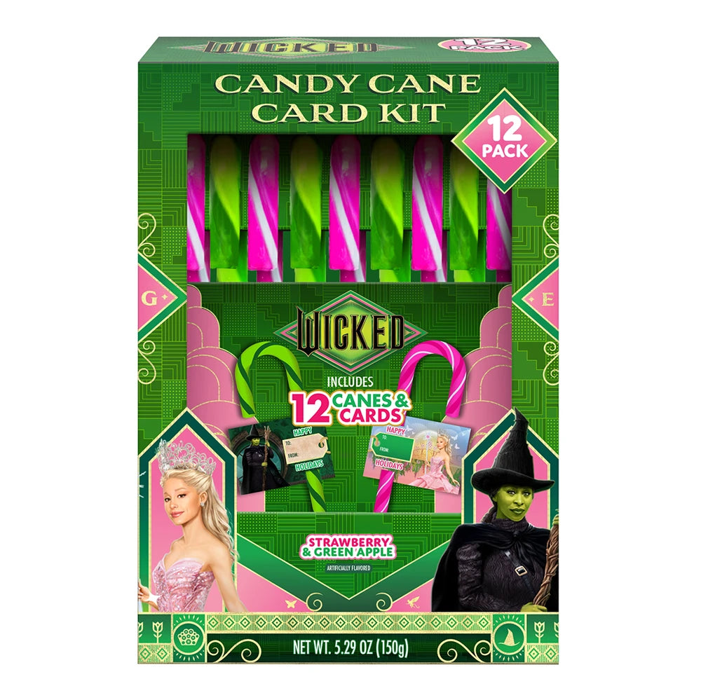 Wicked Candy Canes And Card Kit 12 pk