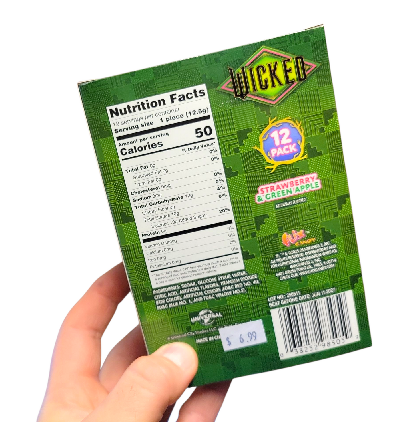 Wicked Candy Canes And Card Kit 12 pk