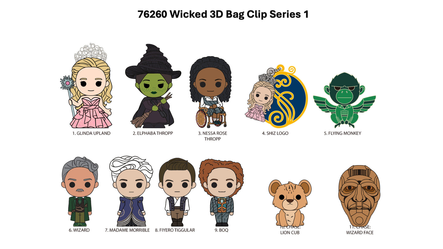 Wicked Figural Bag Clip Series 1