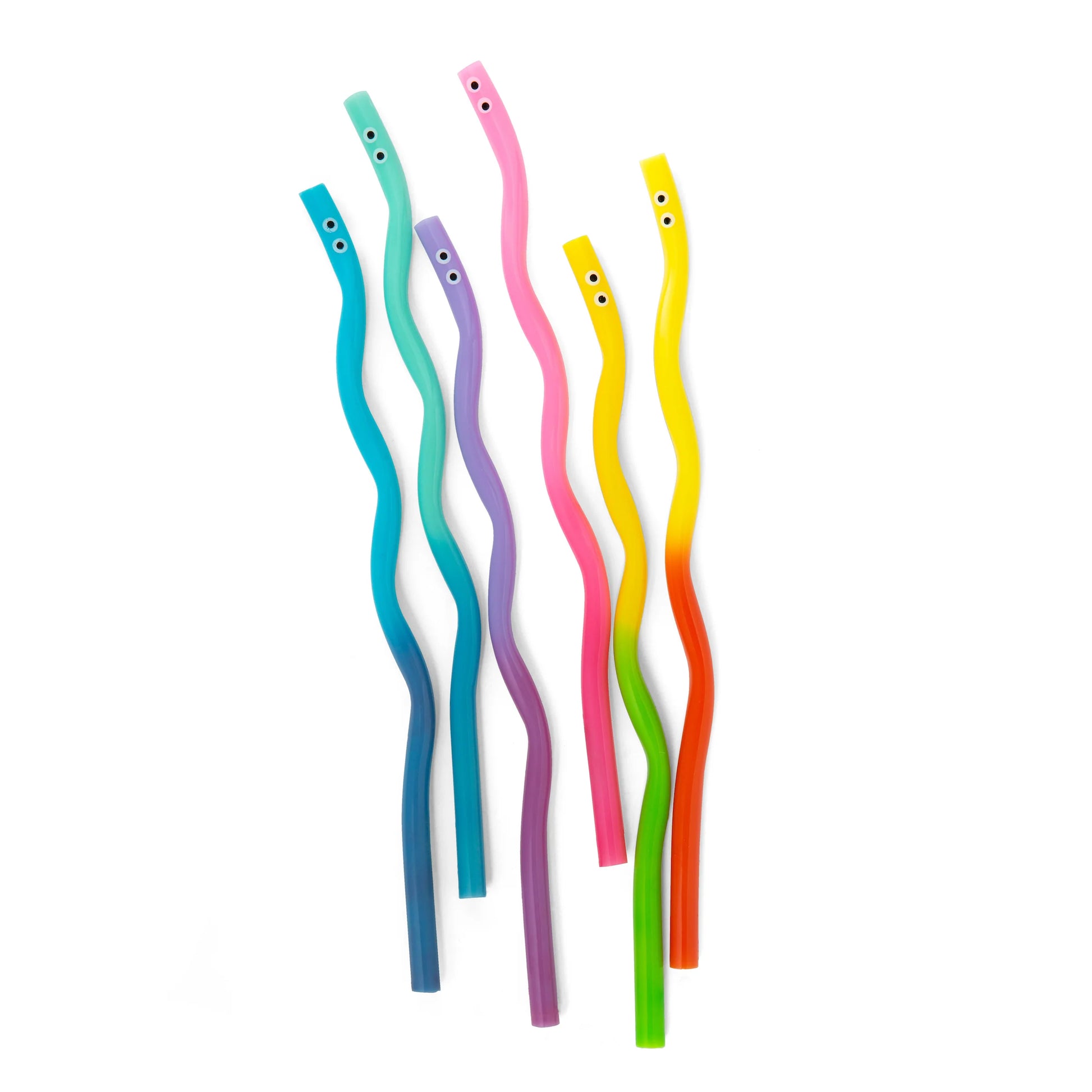 Wiggly Worm Color Changing Straws