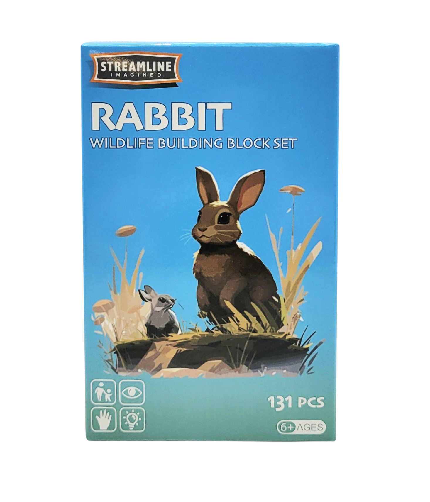 Wildlife Building Block Set Rabbit – www.shoptherocket.com