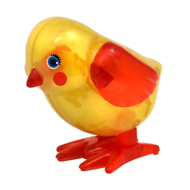 Wind-Up Cluck Hopping Chicken Toy