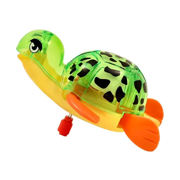 Wind-Up Topaz Swimming Turtle Toy