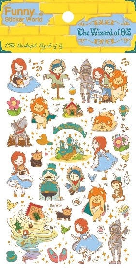 Wizard Of Oz Stickers Funny Sticker World