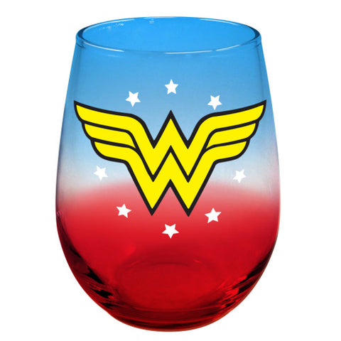Wonder Woman Ombre Glass