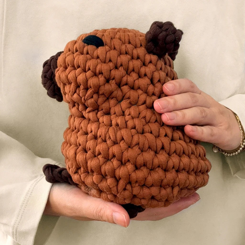Woobles Extra Squeezy Hugh The Capybara Beginner Crochet Kit