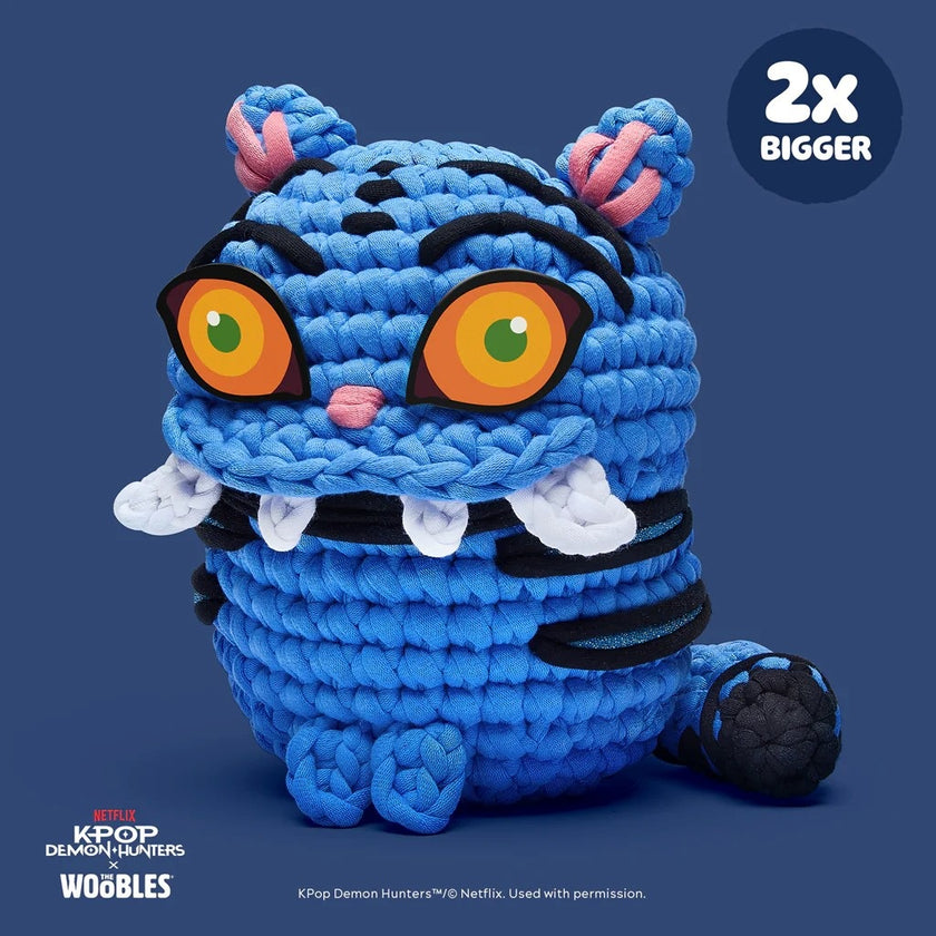 Woobles K-Pop Demon Hunters Extra Squeezy Derpy Tiger Beginner Crochet Kit
