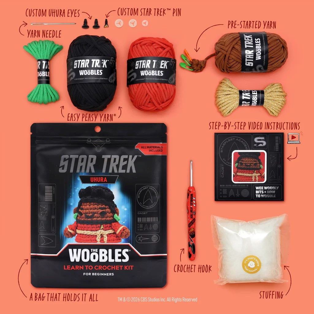 Woobles Star Trek Uhura Beginner Crochet Kit