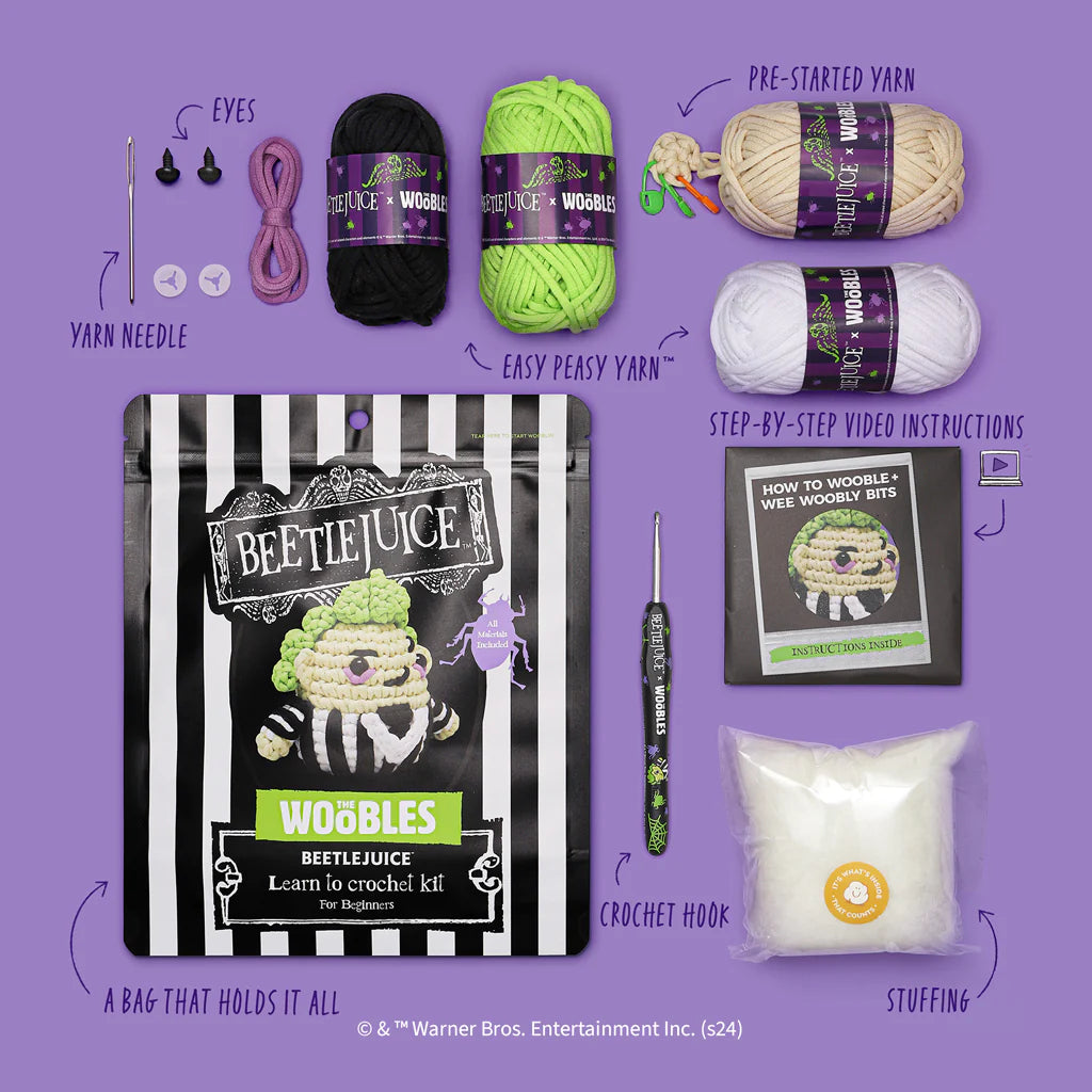 Woobles Beetlejuice Crochet Kit