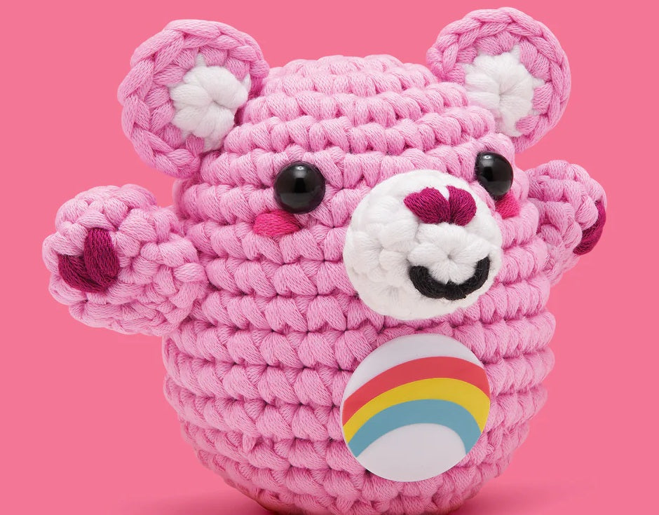 Woobles Care Bears Cheer Bear Beginner Crochet Kit
