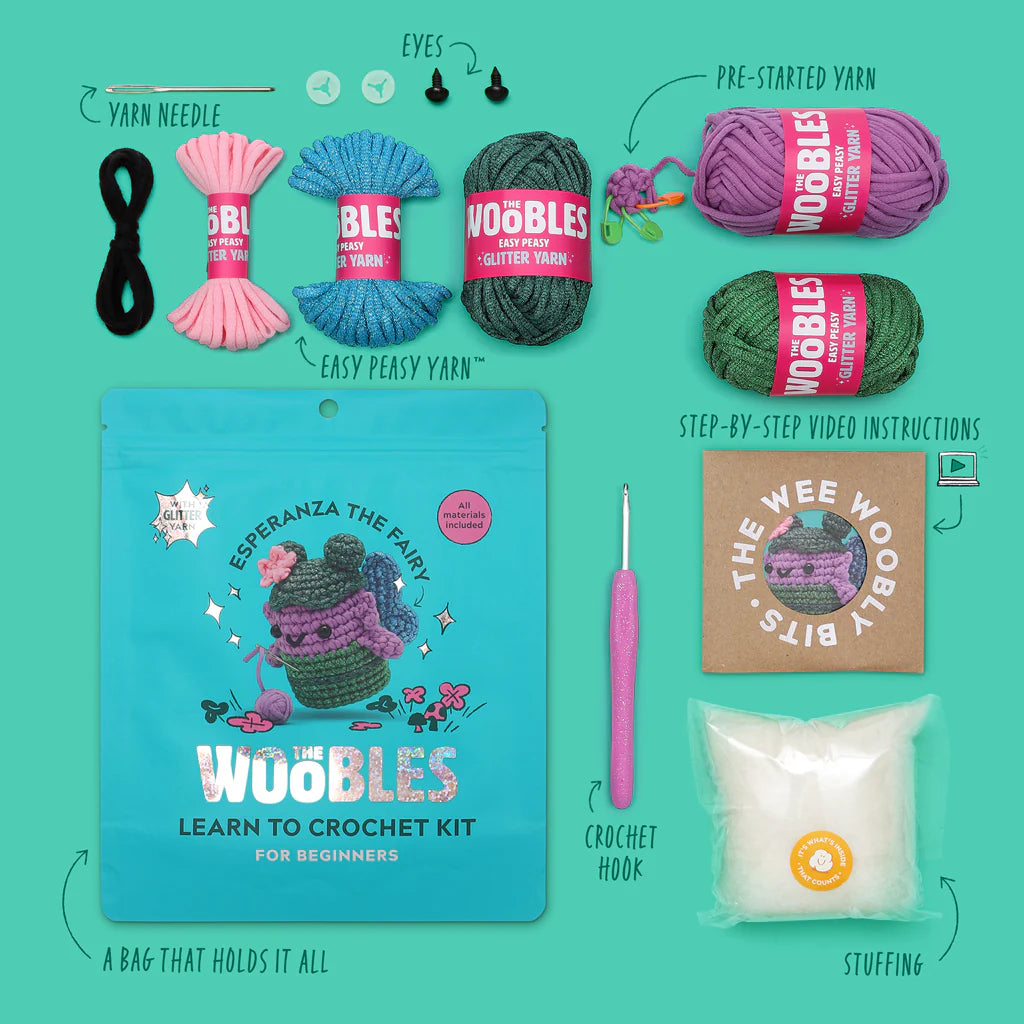 Woobles Esperanza The Fairy Beginner Crochet Kit