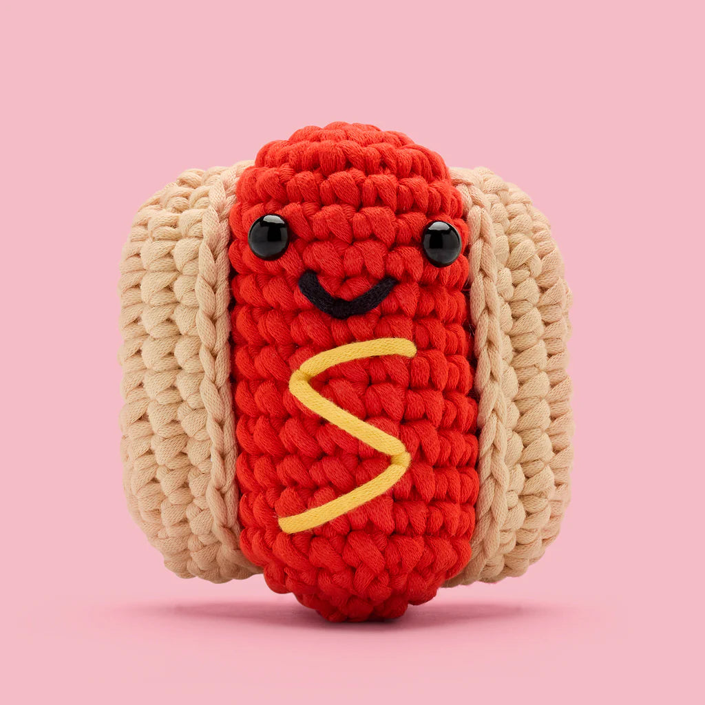 Woobles Frank The Hot Dog Beginner Crochet Kit