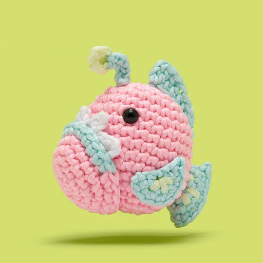 Woobles Poe The Angler Fish Beginner Crochet Kit