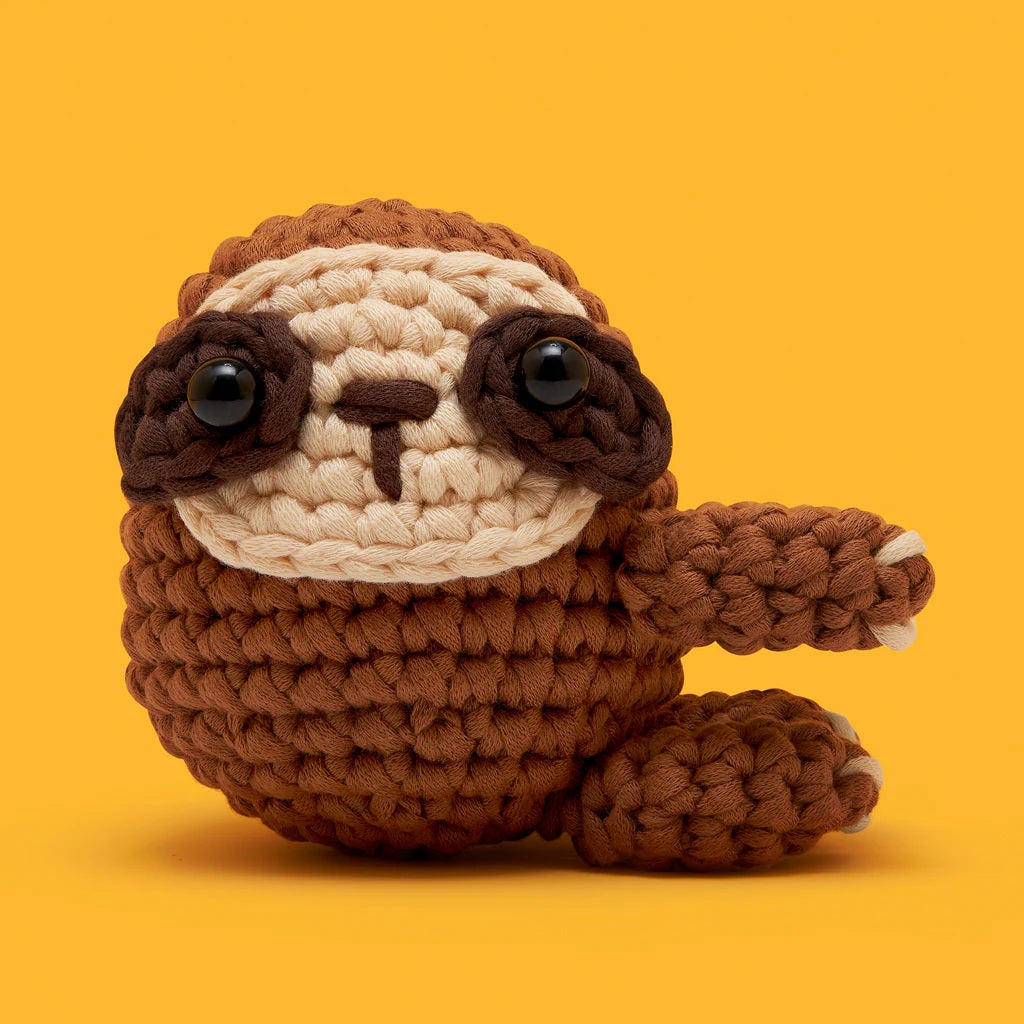 Woobles Sam The Sloth Beginner Crochet Kit