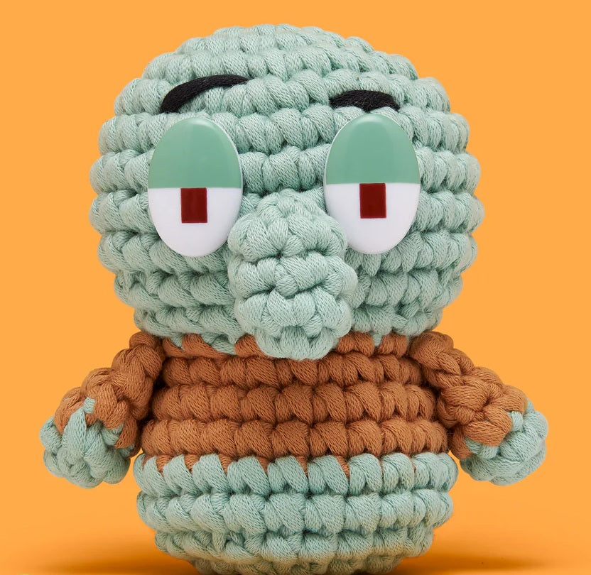 Woobles Squidward Tentacles Beginner Crochet Kit