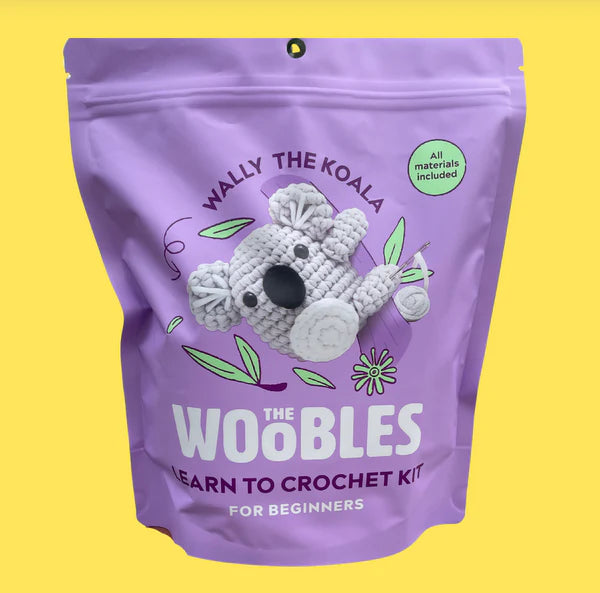 Woobles Wally The Koala Beginner Crochet Kit