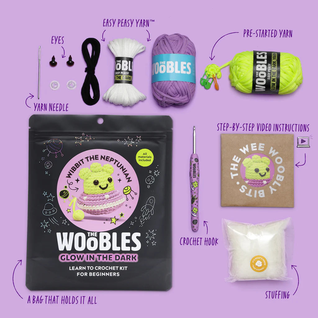 Woobles Wibbit The Neptunian Beginner Crochet Kit