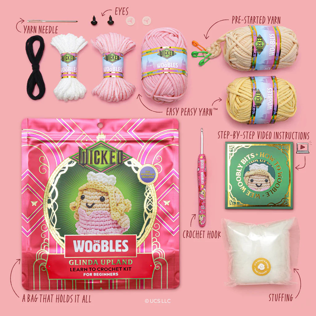 Woobles Wicked Glinda Upland Beginner Crochet Kit