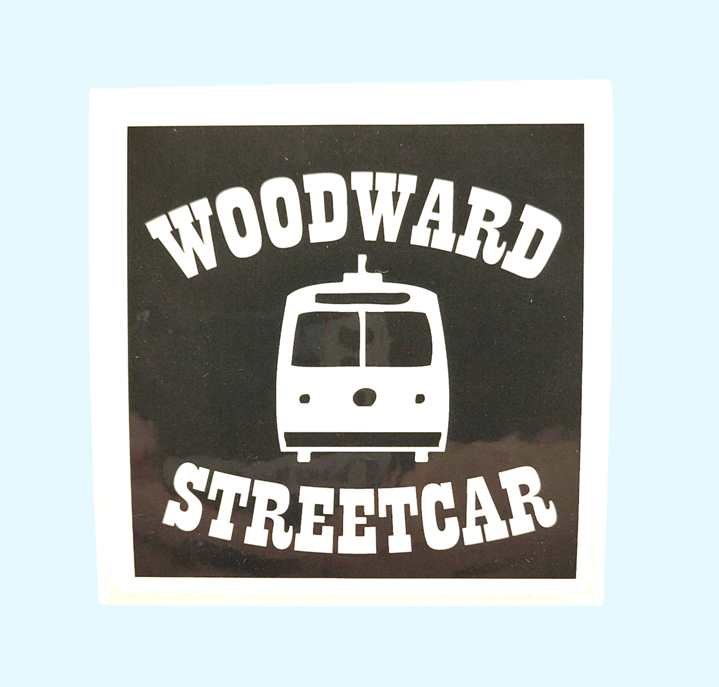 Woodward Street Car Sticker
