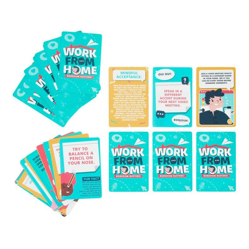Work From Home Boredom Buster Cards