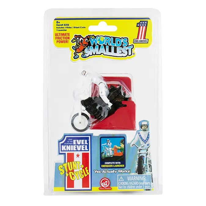 World's Smallest Evel Knievel Stunt Cycle