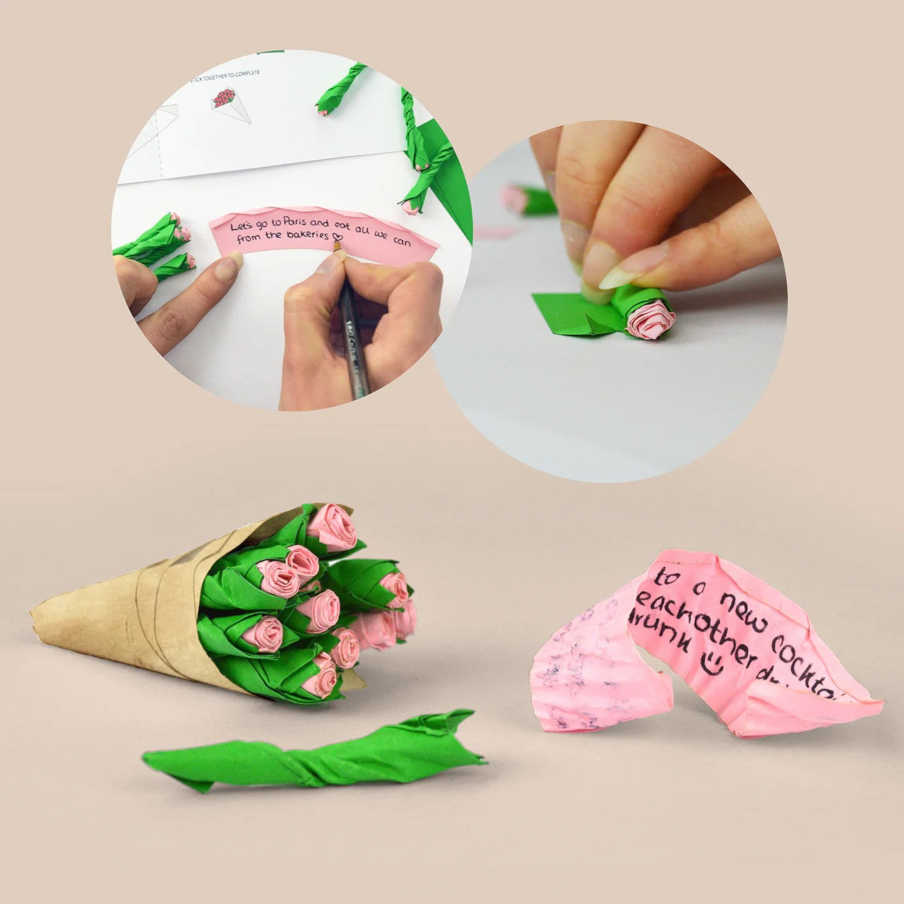 Write Me Roses DIY Notes Bouquet